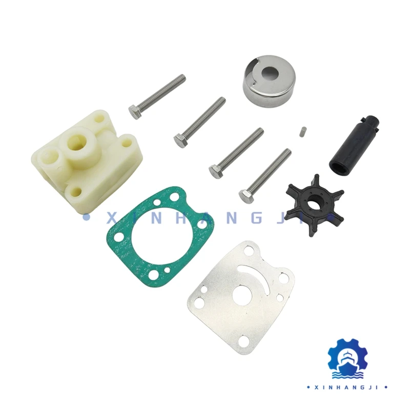 

Boat Engine Water Pump Impeller Kit 6E0-W0078 For Yamaha Outboard Motor 2T 4HP 5HP Powertec Seapro 5HP 6E0-W0078-A2