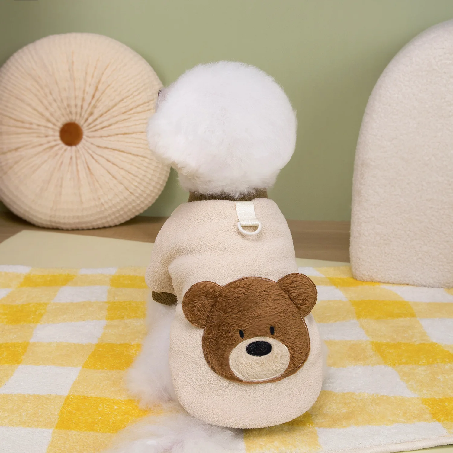 ملابس الكلاب، ملابس سميكة ودافئة مبطنة بالقطن للخريف والشتاء، Vip، Teddy، Bichon Frize، Pomeranian، كلب صغير، Pet Ca #5