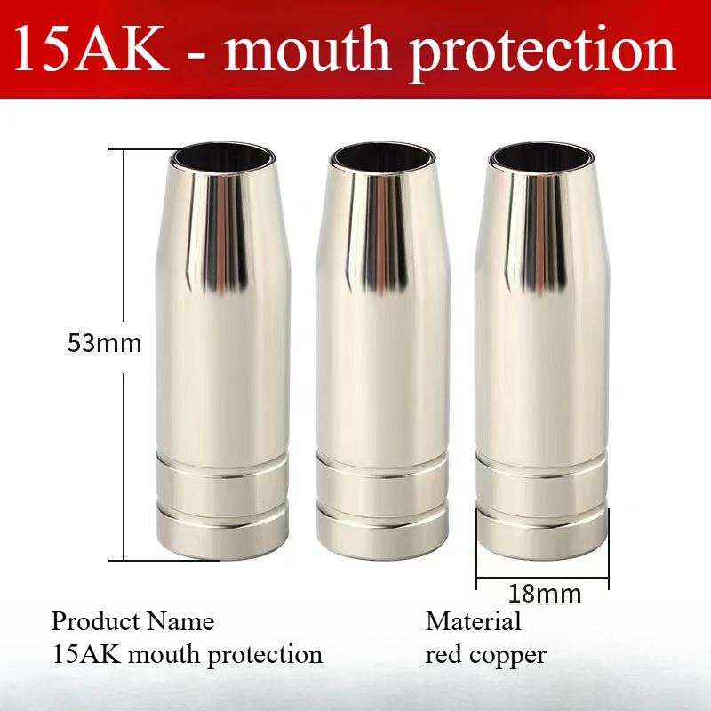 

For 15AK protective nozzle MIG secondary protection welding gun protective cover conductive nozzle connecting rod
