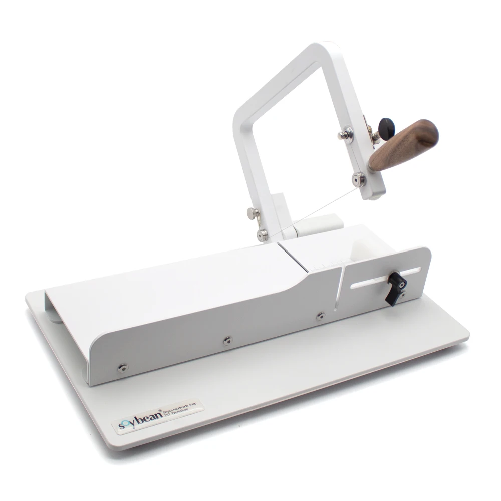 Cortador de jabón Manual hecho a mano, máquina de corte de jabón de un solo brazo de Metal, mesa de corte de precisión, para el hogar