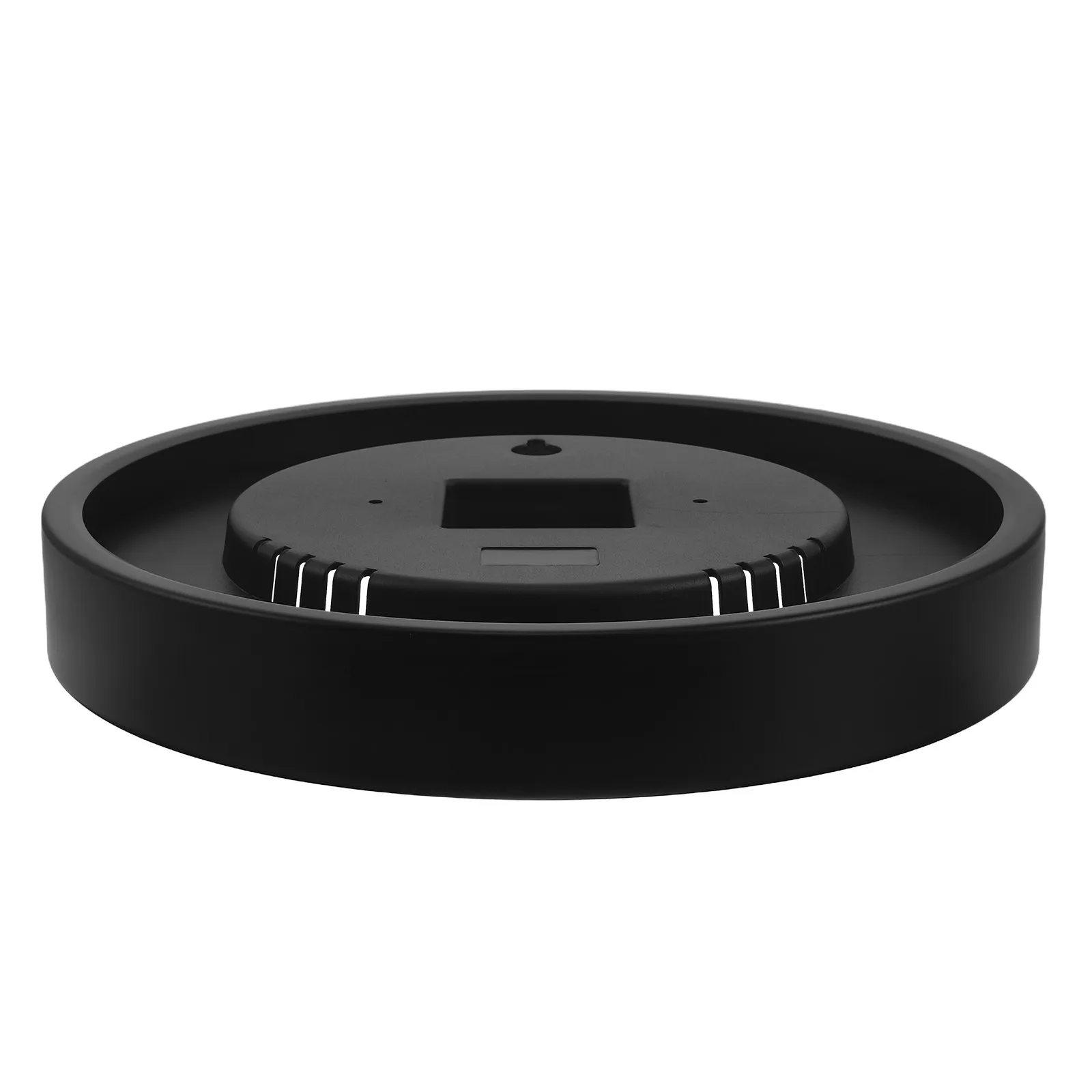 14 Inch Black Round Metal Clock Frame Back Cover Quartz Border Replacement Repair Parts Accessories Wall Clock Components Kit