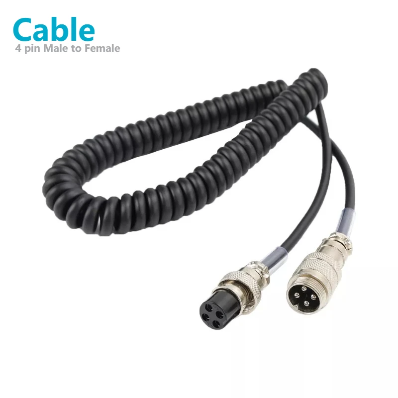 4Pin CB Hand Microphone Male Female Extension Cable Radio Microphone for Cobra CB CB-15 CB-12 CB-507 HG84 UNIDEN Galaxy CONNEX