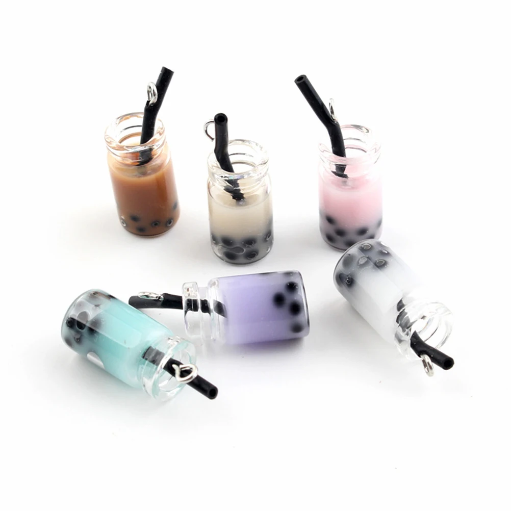 

20 Pcs Simulated Tea Cup Pendant Earrings Creative Charms for Accessories Photo Props Background Decor Wedding