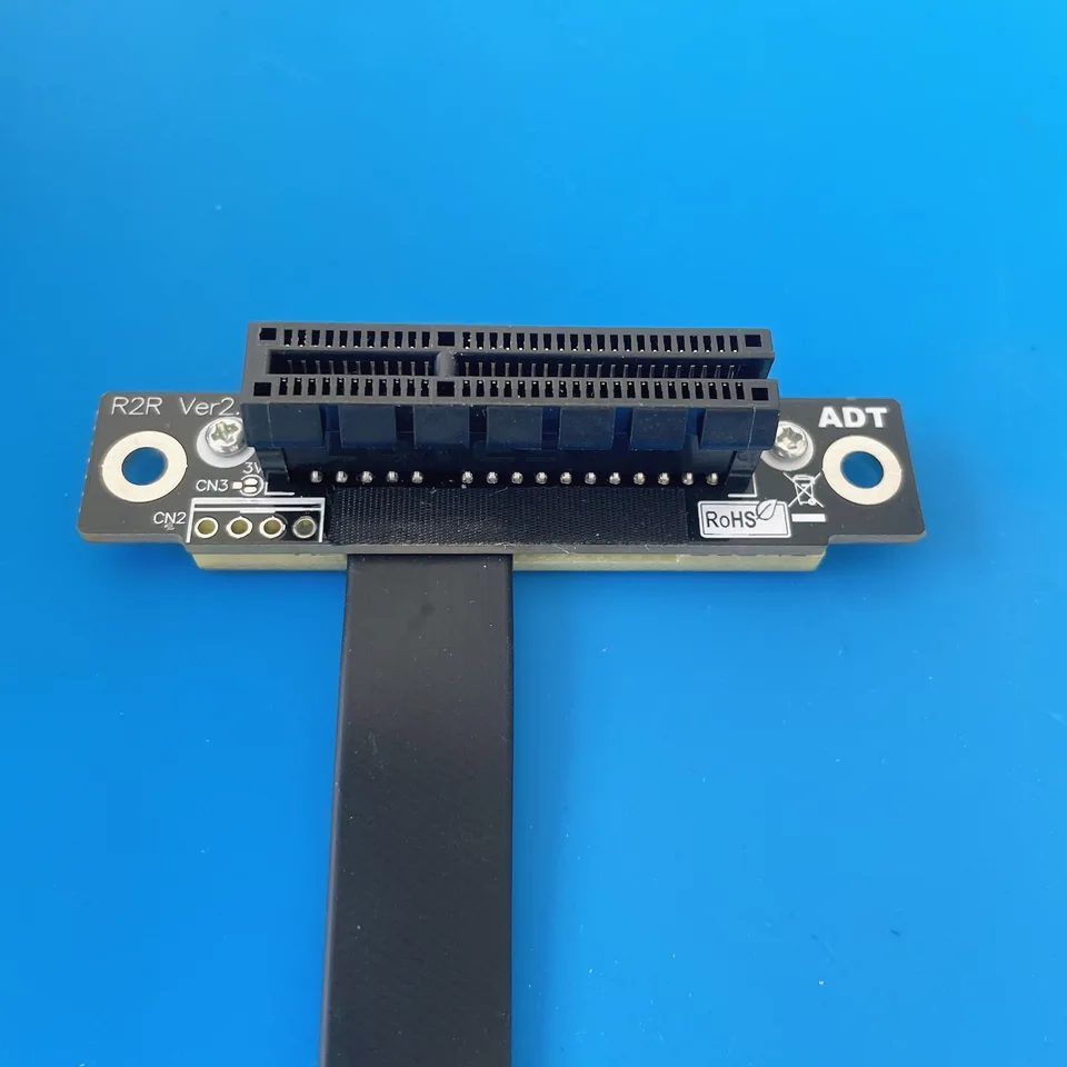 Pci-e 3.0 x1延長ケーブル,pci express 4.0 x1〜x4折り90 270度,pcie