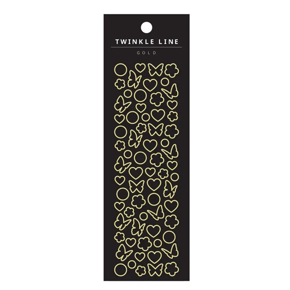 

DIY Stickers Gilding Butterfly Transparent Bronzing Stickers PVC Laser Stickers Stars Moon Fantasy Series Decoration Stickers