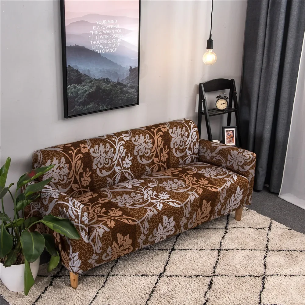 1 Pc Modern Elastic Stretch Sofa Covers For Living Room Sofa Couch Slipcovers 1/2/3/4 Seater Sectional Sofa Covers Capa De Sofa