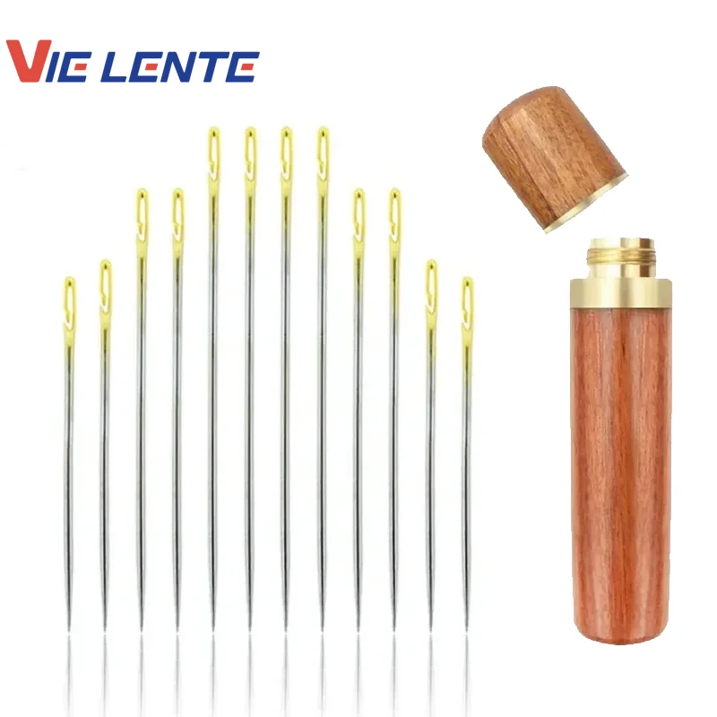 Blind Needle Stainless Steel Sewing Sewing Tools Pins Cylinder Embroidery Knitting Needles Container Storage Boxes