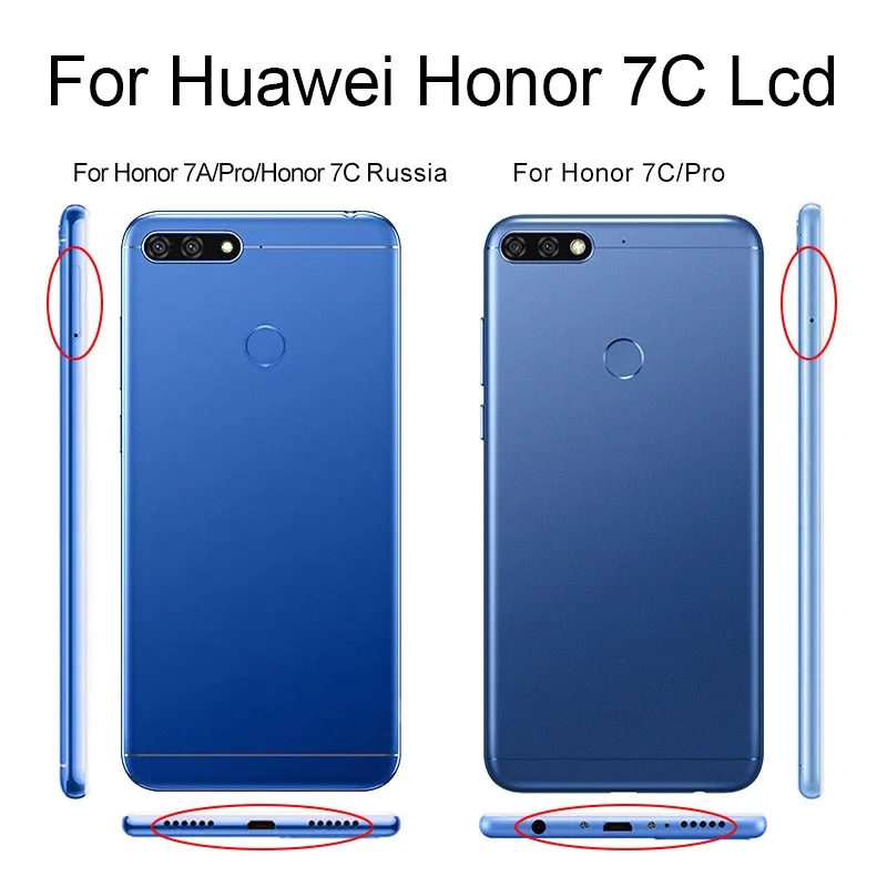 Huawei Honor 7C 용 LCD 터치 디지타이저 화면, Honor 7A Pro 디스플레이, AUM-L41 L29 ATU LX1 L21 어셈블리, 도구 포함