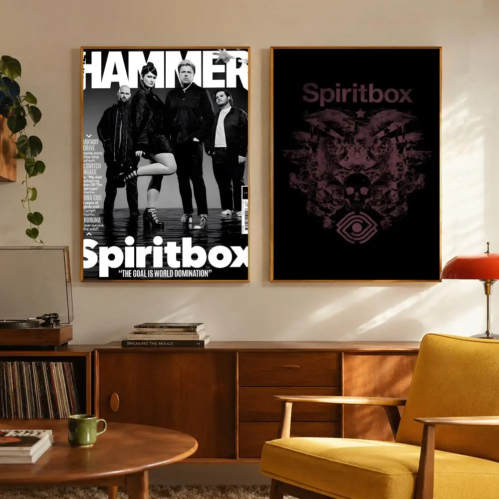 Metalcore Band Spiritbox Poster Digital Solvent Print Waterproof PP Fade-Resistant Wall Art Room Decor Gift