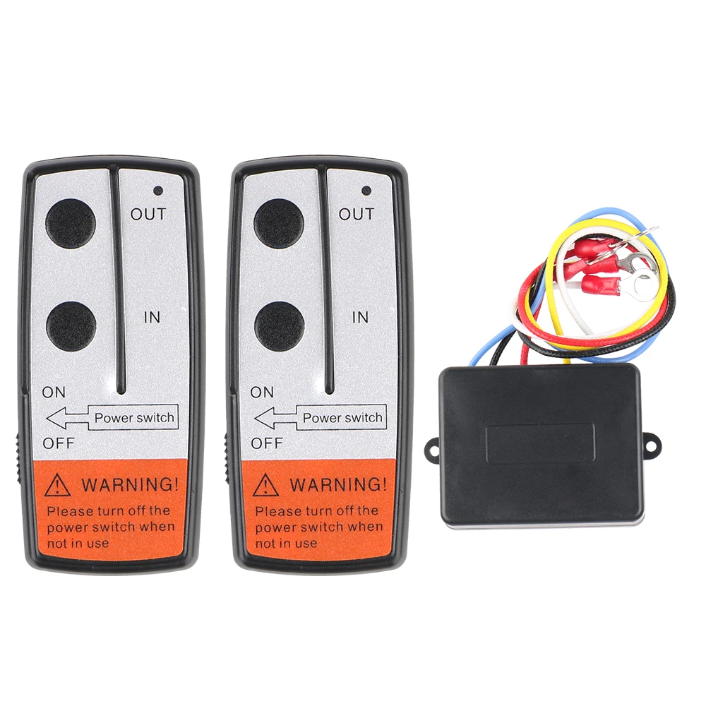 12V 24V For Jeep Off-road ATV Handset Switch Controller Wireless For Recovery Tow Truck Winch Remote Control System