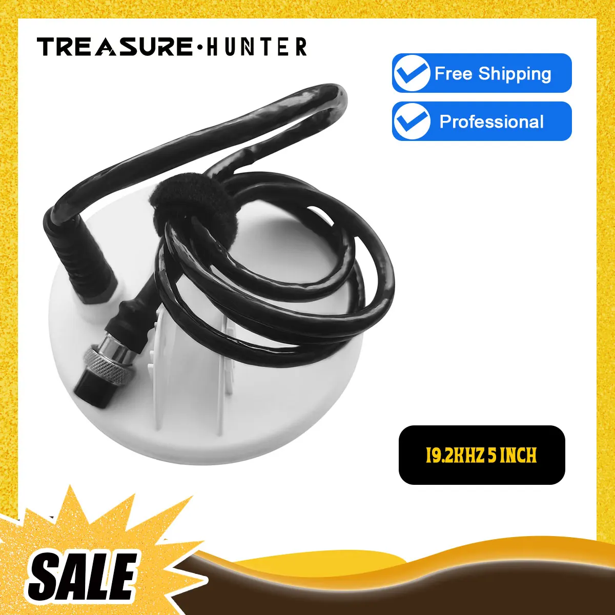 Acessórios para Detector de Metais 192 Khz Polegadas Pepitas de Ouro com Parafuso Profissional à Prova Dágua para Gt800 Gt850 Gx850 Tc600 Fs2