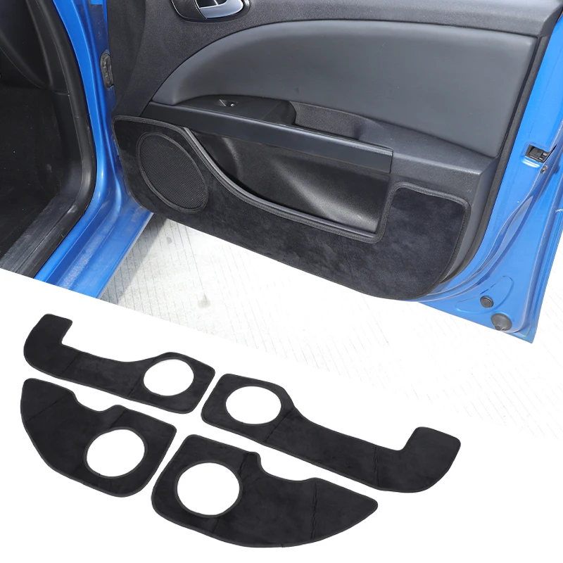 

Для SEAT Leon Panger Mk2 1P 2008-2012 Бархатная накладка на внутреннюю дверь автомобиля, противоударная накладка, защитная накладка на панель, аксессуары