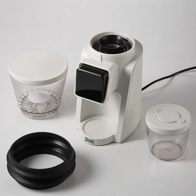 Электрическая кофемолка для кофейных зерен с регулируемой грубостью, полностью автоматическая кофемолка для кофейных зерен, домашняя кофемолка для кофейных зерен