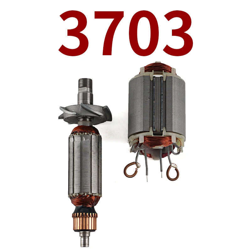 

AC220-240V Armature Stator Accessories for Makita 3703 Trimmer Armature Rotor Anchor Stator Coil Replacement Parts