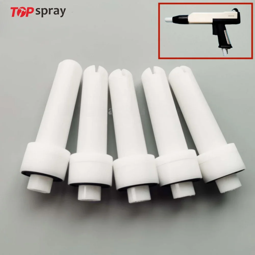 Topspray 5PCS Flat Nozzle for WX-958 Portable Manual Powder Painting Spray Gun