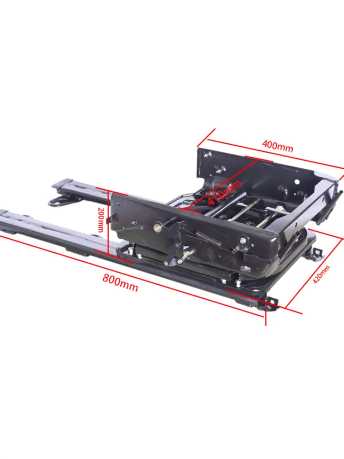 Car seat swivel slide rail, complete set of ground rail, middle row swivel sliding turntable assembly, forward shift