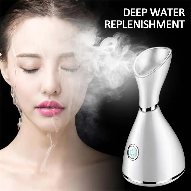 Nano Ionic Deep Cleaning Facial Cleaner Hot Steamer Face Mist Sprayer Anti-aging Wrinkle Warm Sauna SPA Moisturizing