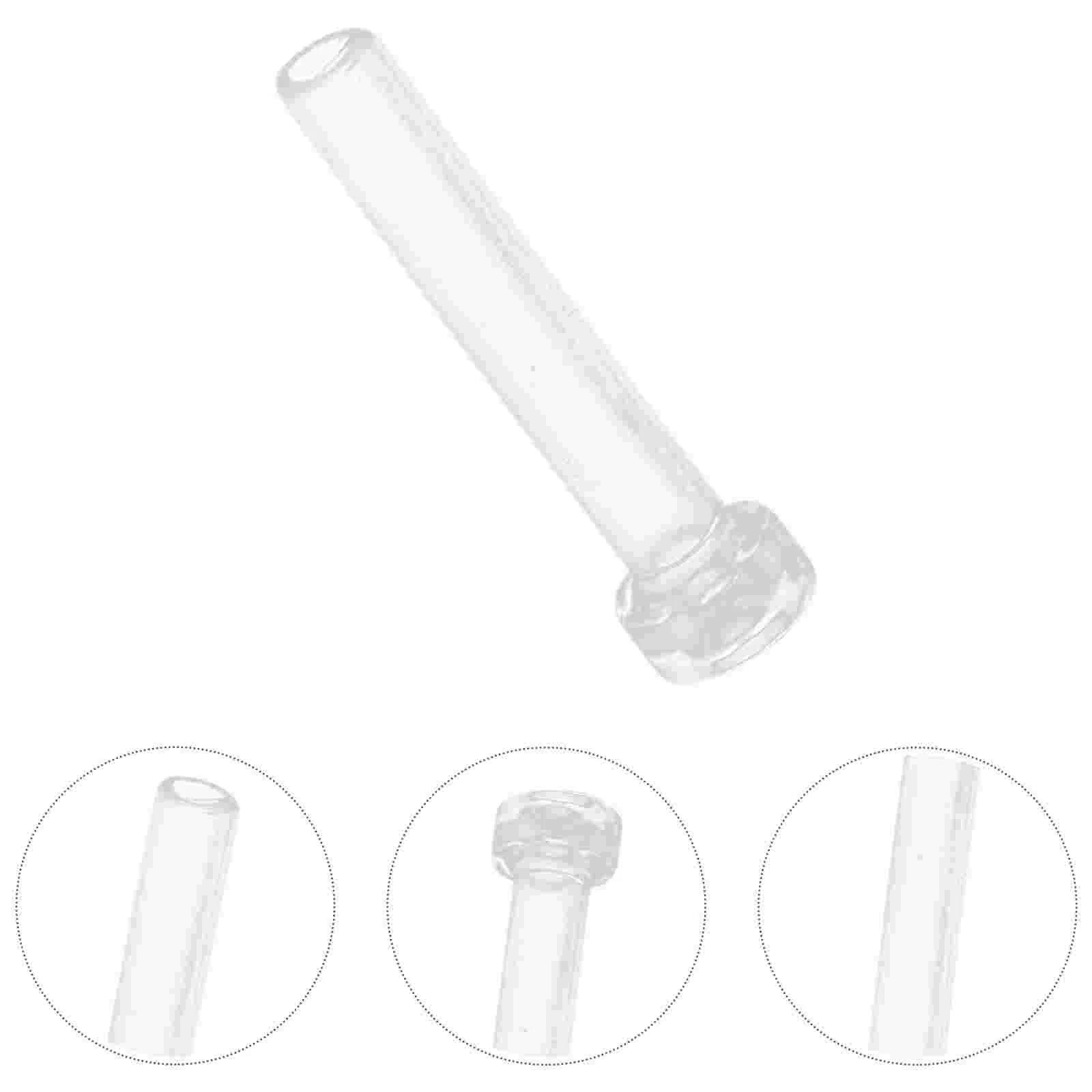 

30 Pcs Anti Allergic Earring Needle Tube Plastic Stud Sleeve Ear Jewelry Accessories Dangle Earrings Stud Tube Sleeve Ear