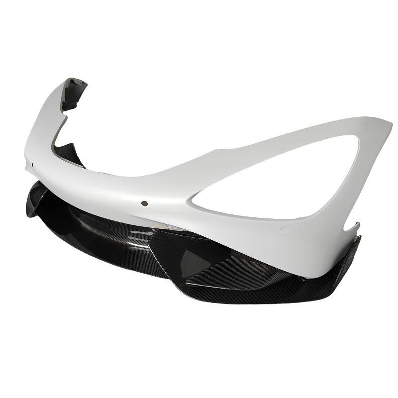 

Used for McLaren 720S Modification and Upgrading with Real Carbon Fiber 765LT Style Front Bumper Front Lip Full Body Kit