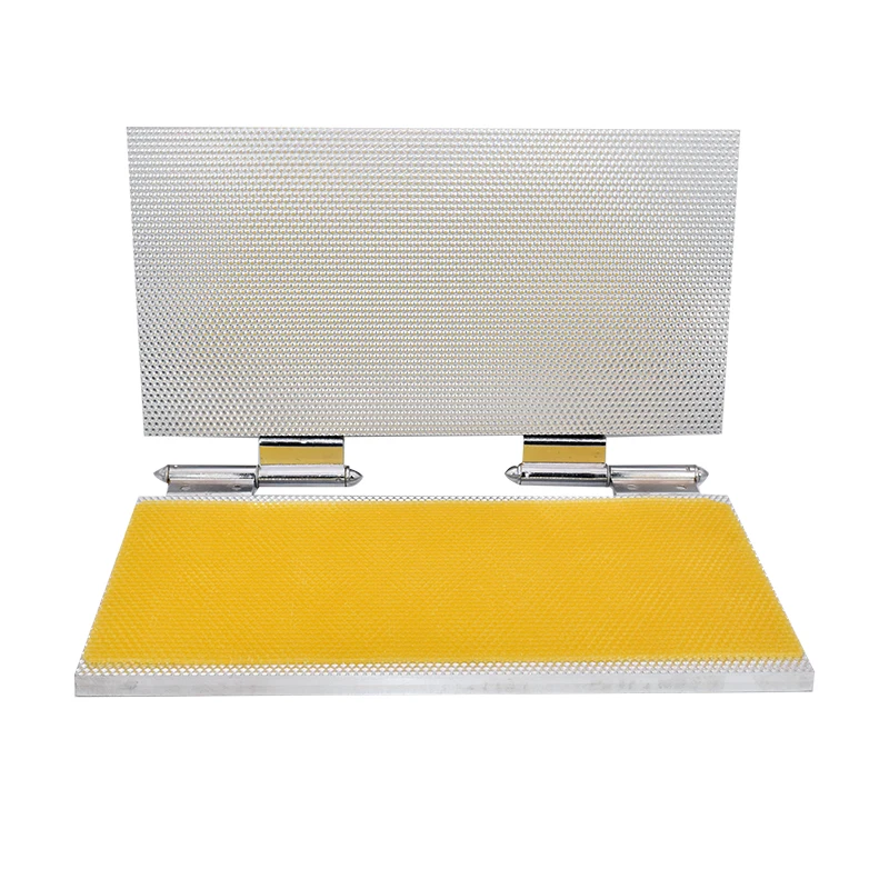 New Model Notebook Beeswax Foundation Machine Press Embosser Making Sheet Mold Beekeeping Cell Size 5.4mm or 4.9mm Optional