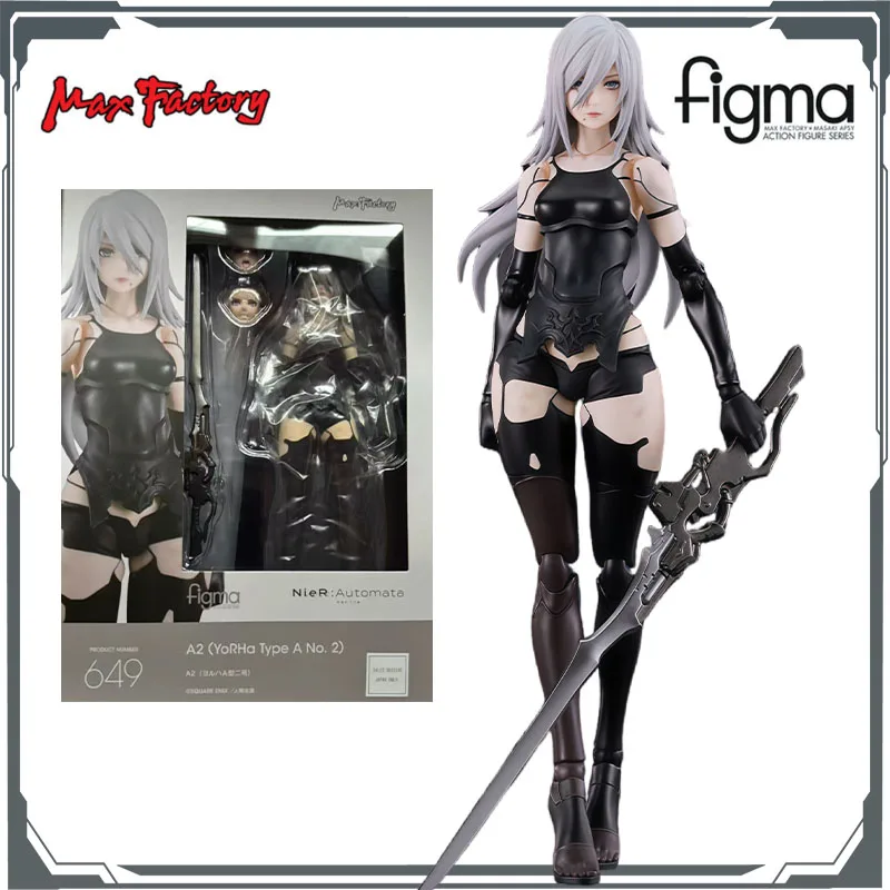 Max Factory Original Figma Automata (Wersja Anime) A2 160mm Figurki Akcji Anime Zabawki dla Chłopców Prezent na Boże Narodzenie Model Kolekcjonerski