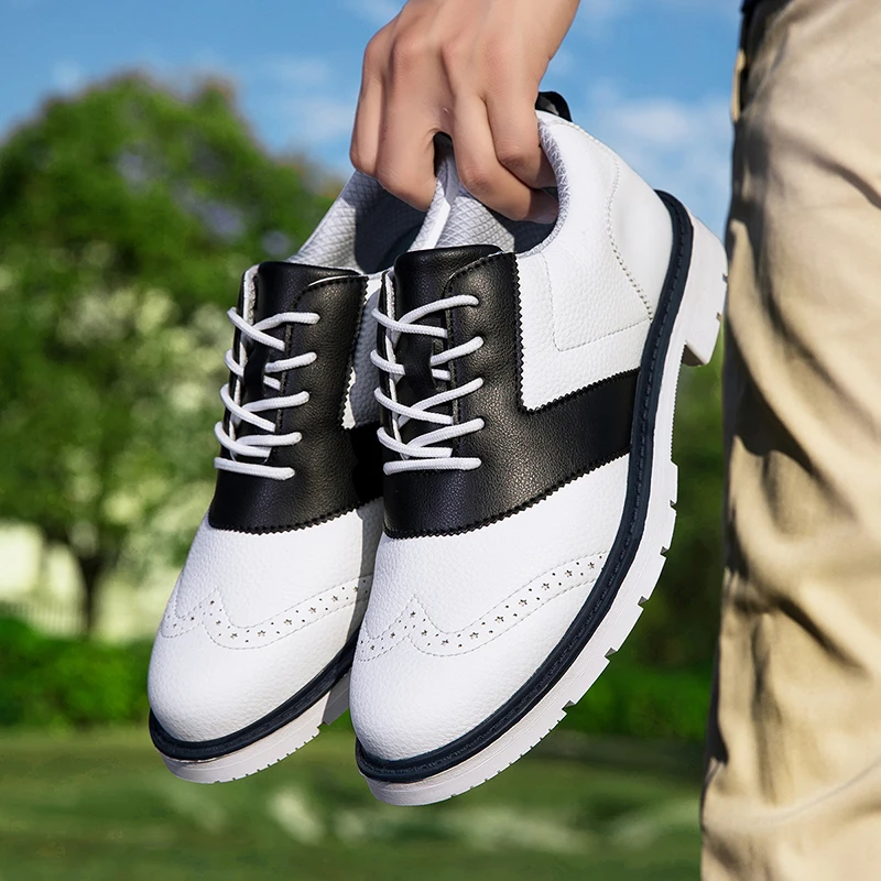 

Men Golf Shoes Comfortable Professional Footwears for Golfing Male Exercise Shoes for Walking