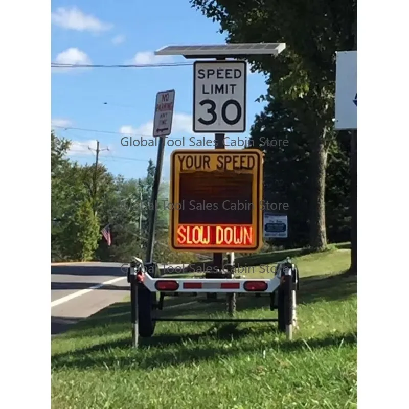 Factory Direct Speed Display Panel Solar Powered LED Radar Speed Limit Sign Electronic Traffic Sign Board