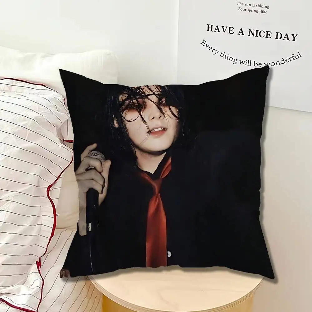 My C-Chemical Romance MCR Flag Pillow Case Square Bedroom Sofa Leisure Comfort Cushion Car Home Decoration