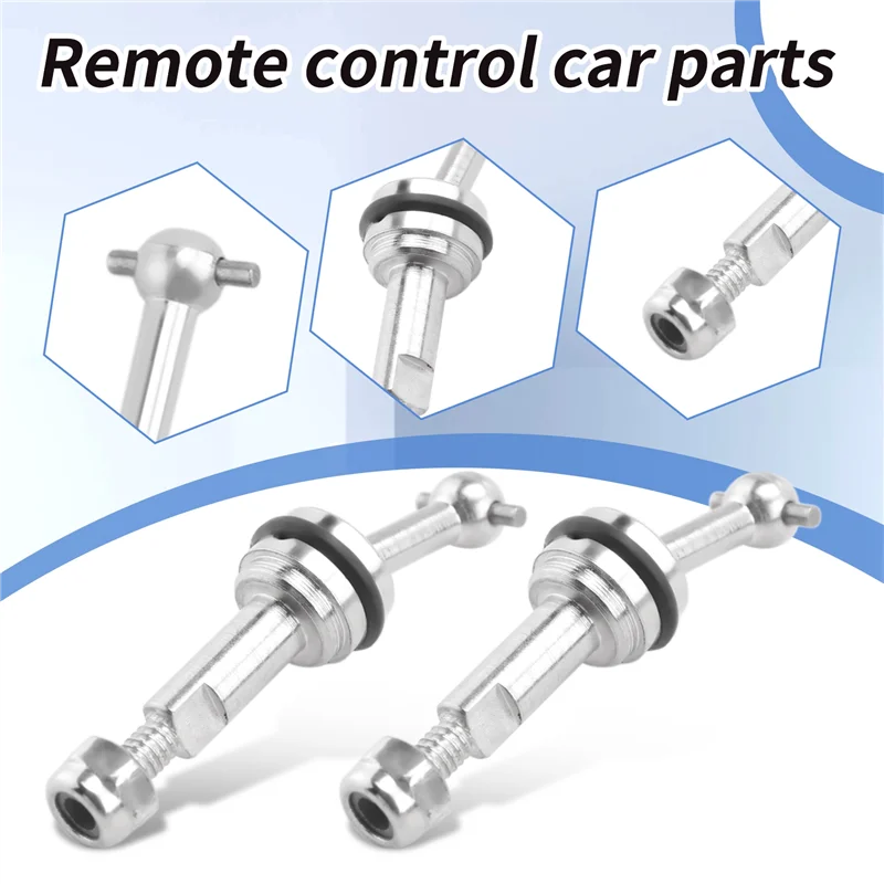 ABUM-4Pcs المعادن CVD العالمي المشترك رمح مع M2 الجوز ل Wltoys K969 K989 K979 P929 1/28 RC سيارة ترقيات أجزاء