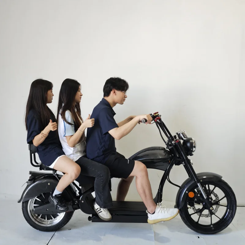 E Chopper 3000W 4000W Electric Scooter Citycoco 75km/h Double Seats Fast Speed