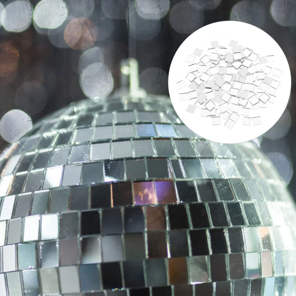 200 قطعة مرآة ذاتية اللصق بلاط الموزاييك الزجاج الحرفية ديكور المنزل سهلة التركيب عاكسة لامعة بلاط المطبخ الحمام DIY بها بنفسك