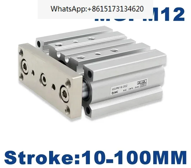 

MGPM12 MGPM16-10Z 20Z 30Z 50Z 75Z100Z 150Z 175Z 200Z SMC НОВЫЙ трехэтажный штоковый цилиндр Компактная направляющая со стабильным пневматическим