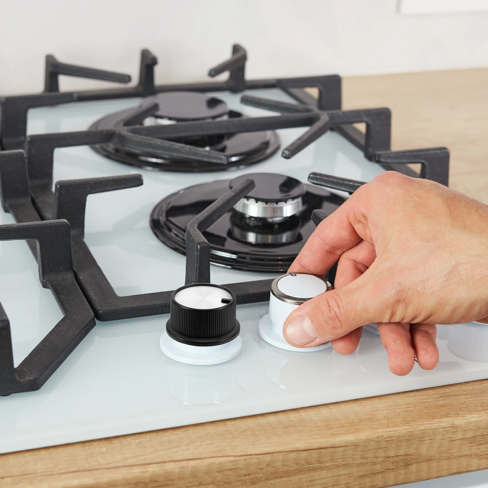 

Plastic Knob Cap Oven Control Switch Replacement Parts Kitchen Burner Accessories Gas Stove Knobs