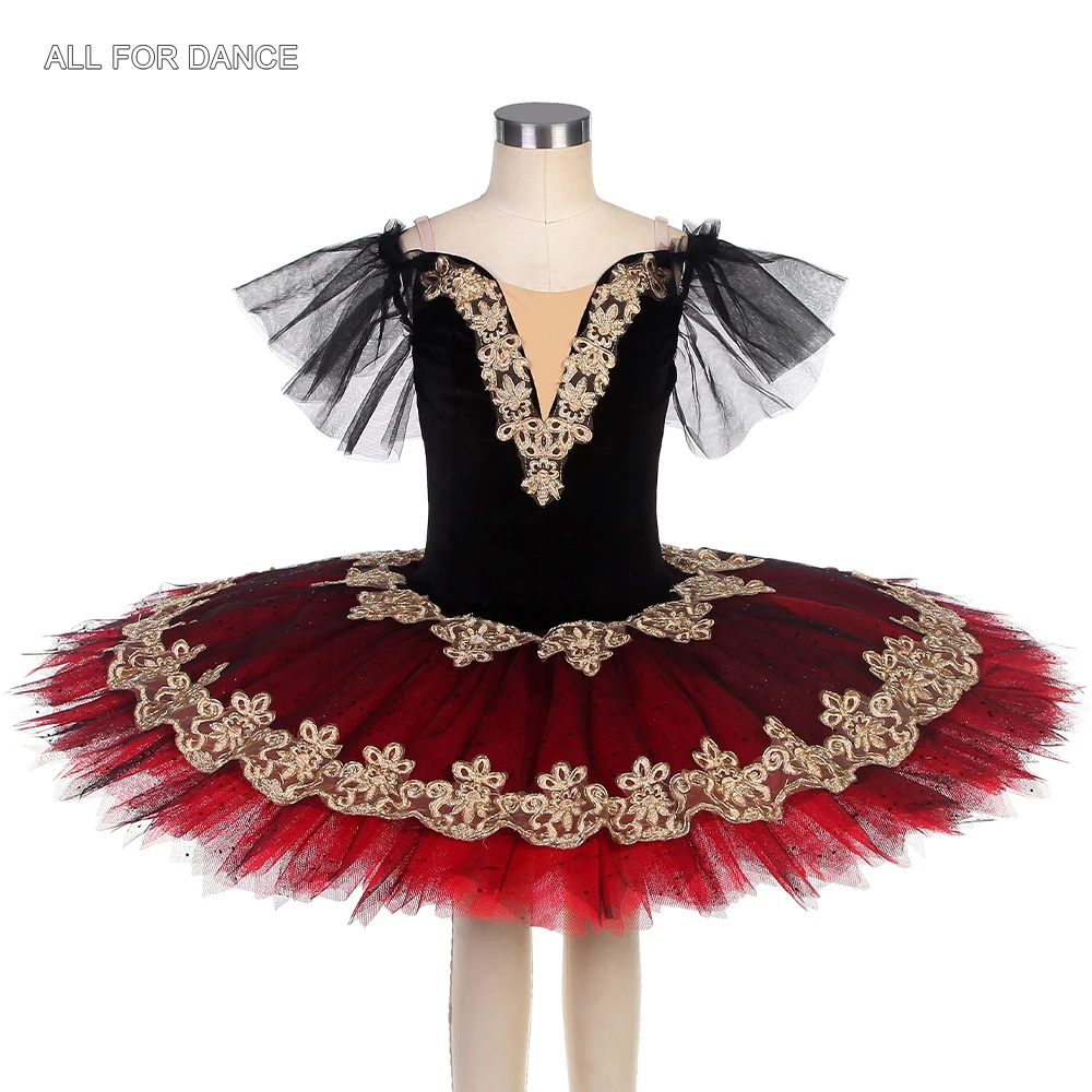 BLL483 جديد قبل المهنية الباليه توتو فطيرة توتو فتاة والنساء مرحلة الأداء الباليه توتو الأخضر المخملية صد توتو #1