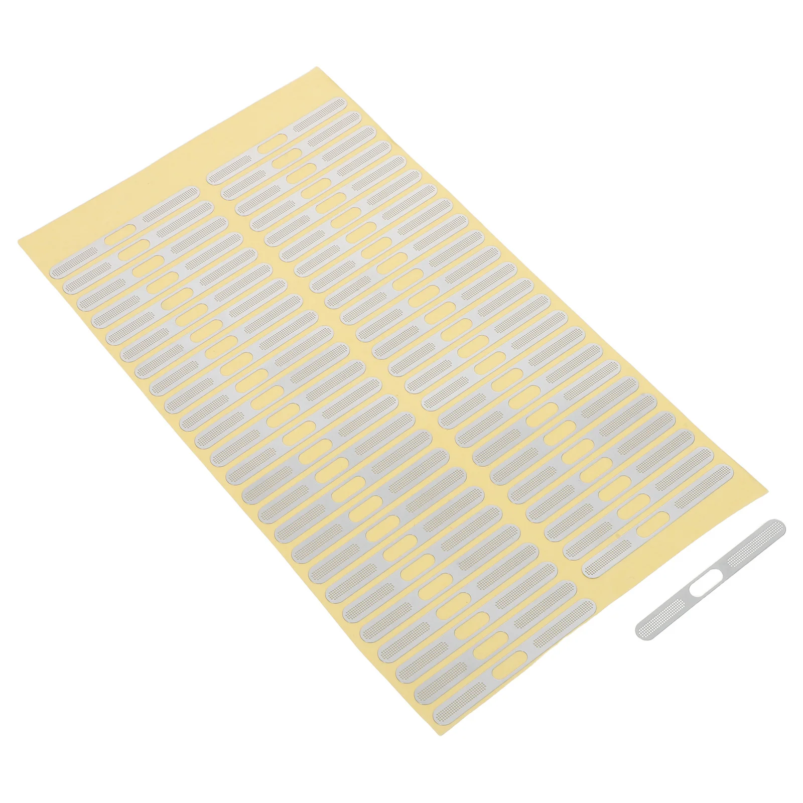

50 Pcs Dust Sticker Dustproof Mesh Speaker Cover Cell Phone Anti-dust Adhesive Metal Nickel Sheet