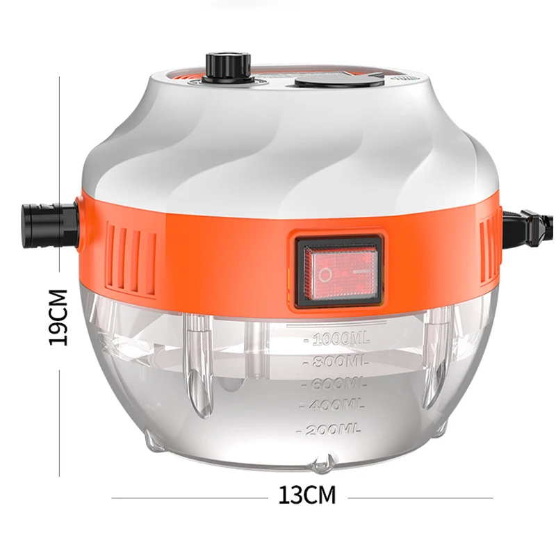 Odkurzacz parowy 1500W 105 ℃   Generator pary do sterylizacji w wysokiej temperaturze, urządzenie gospodarstwa domowego do czyszczenia klimatyzacji i kuchni.