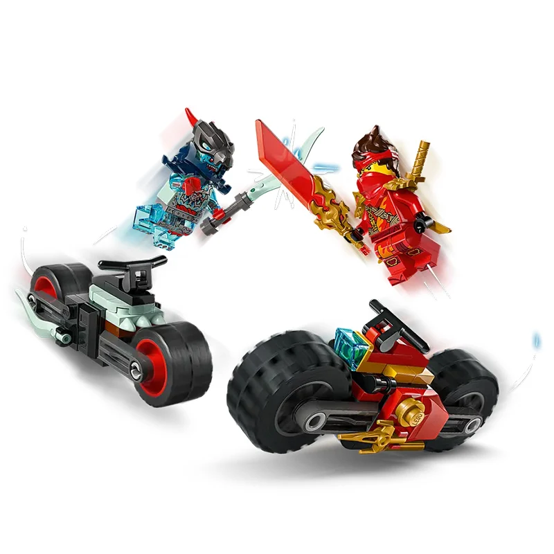 LEGO Phantom Ninja 71838 Kai motocicleta velocidade perseguição quebra-cabeça bloco de construção brinquedo presente