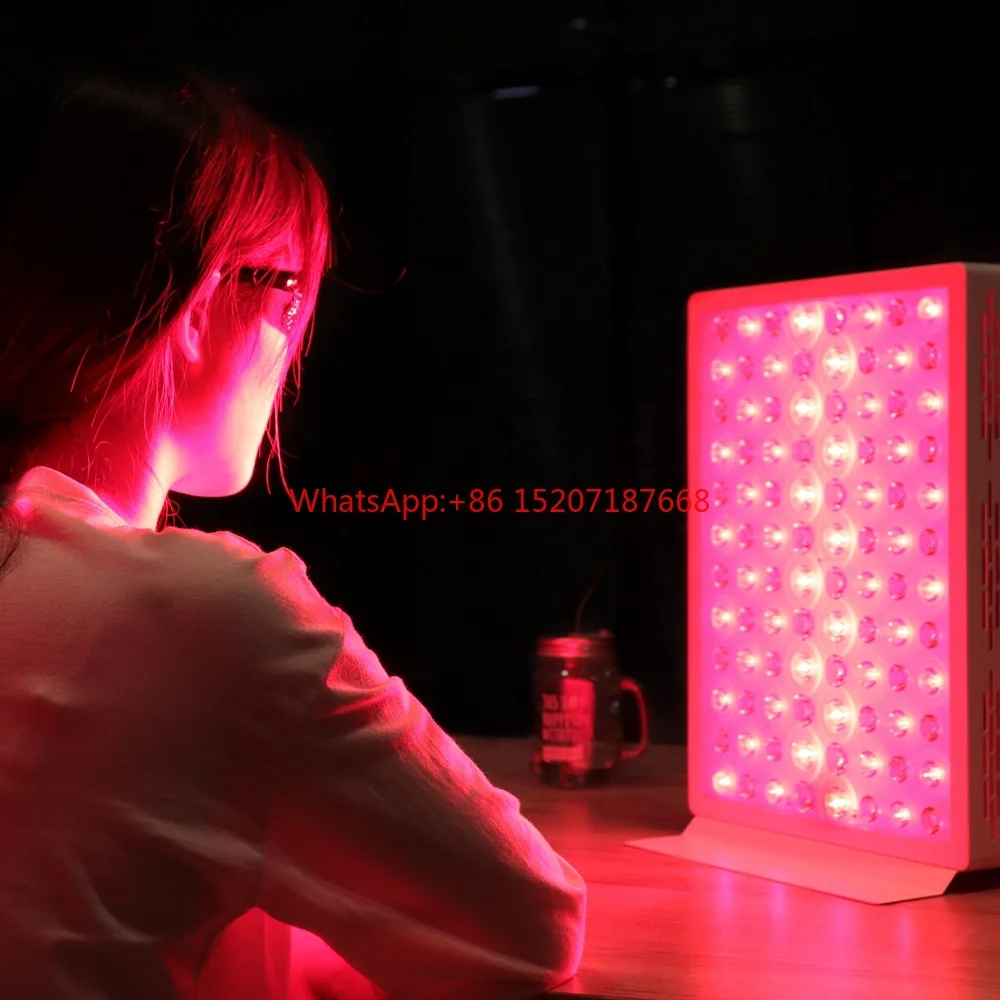 

Dual LED Red Light Therapy Panel Pulse Control Low EMF Home Useful Infrared Light Therapy Device