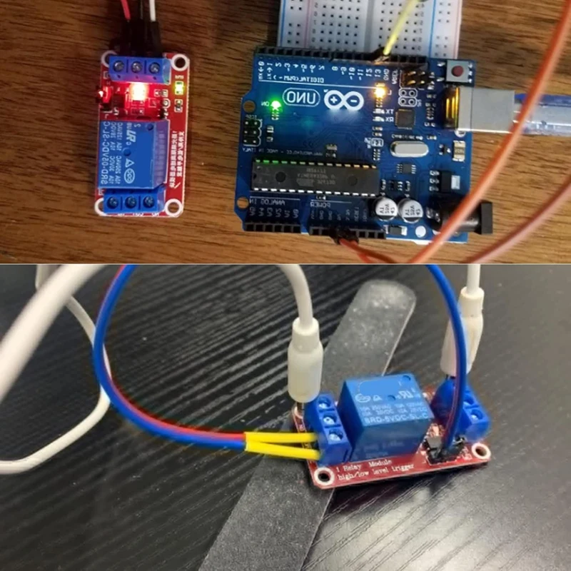 10 ชิ้นโมดูลรีเลย์ DC 12 โวลต์รีเลย์บอร์ด 1 ช่องพร้อมการแยก OPTOCOUPLER รองรับระดับสูงหรือต่ํา