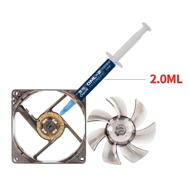 Qnplum QML-2 Fan Lubricant Bearing Grease Supply Suitable For Computer Desktop Chassis Fan Bearings