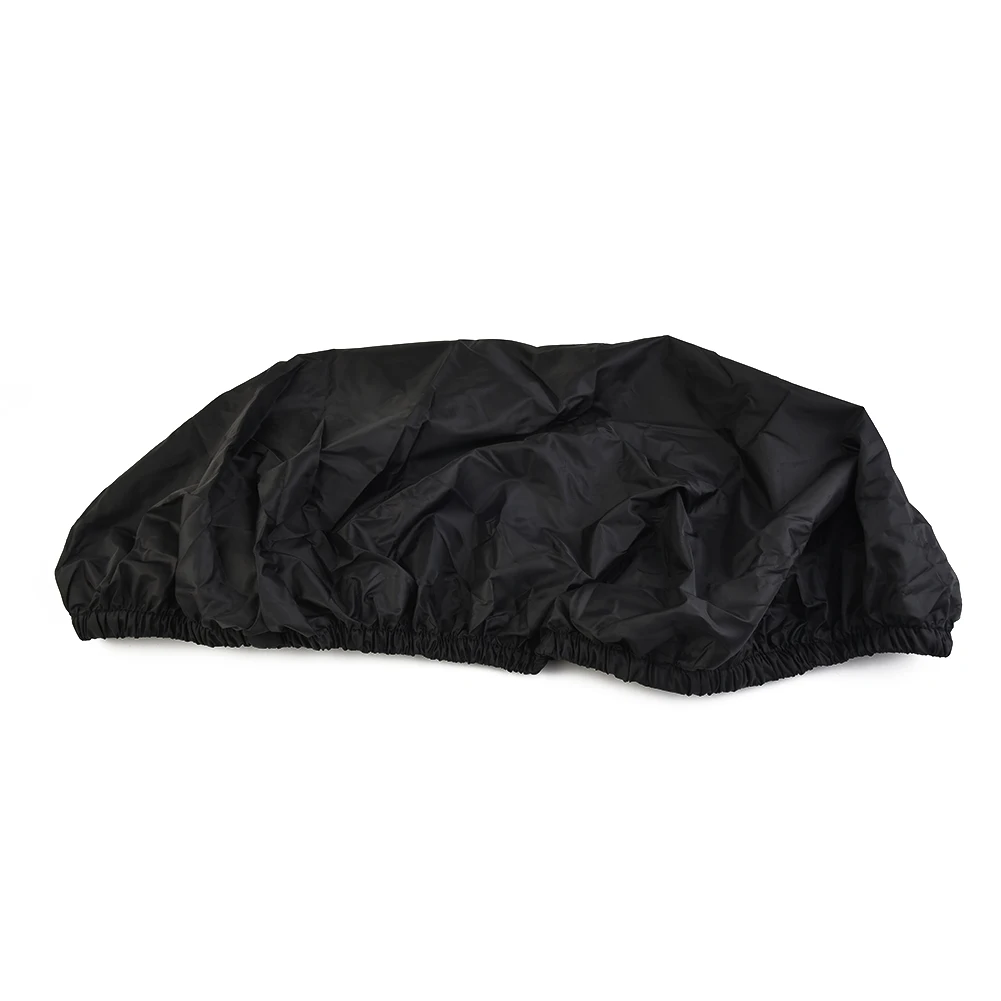 Motorcycle Rain Seat Cover Universal Flexible Waterproof Saddle Cover Black Seat Cover Rain Resistant Car Seat Protective Cover