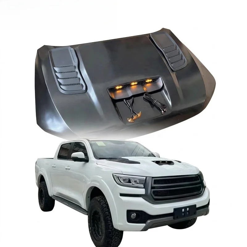 Steel Engine Hood Bonnet Fit Auto Exterior Modification Accessories