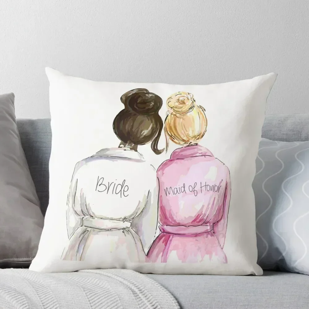 Wedding Gifts/Bridal Shower Gifts - Best Cute Engagement Gift for Her, Bride, Maid of Honor, Women, Best Friend or Throw Pillow