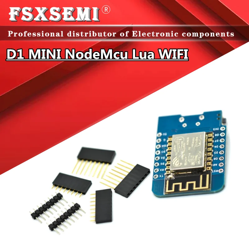 

D1 mini - Mini NodeMcu 4M bytes Lua WIFI Internet of Things development board based ESP8266 by WeMos