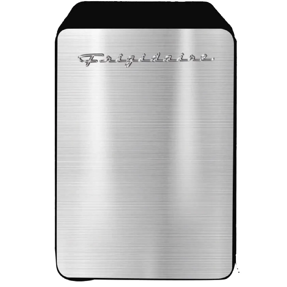 

Retro Portable 10L, 15-can Mini Fridge Brushed Stainless Rugged Refrigerator, Cooler