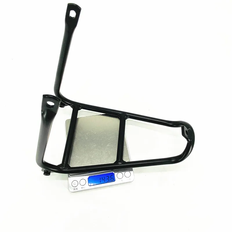 Use For Brompton Bike Mini Rear Rack Q-Type Aluminum Alloy Rear Luggage Carrier and Easywheel Folding Bike Part