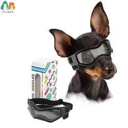 ATUBAN Dog Goggles Small Breed, Dog Sunglasses for Small Breed UV Protection Eyewear for Small Dog puppy Outdoor Riding Driving