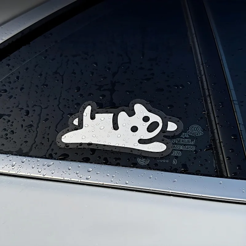 

1 шт., забавные наклейки для мотоцикла с собакой, водонепроницаемые для топливного бака мотоцикла, сделай сам, автомобильный оконный бампер, универсальные самоклеящиеся виниловые наклейки