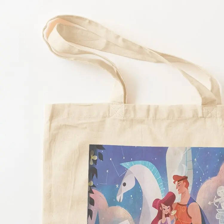 Hercules, Meg & Pegasus Tote Bag Canvas bag Women's handbag Shopping bags the tote bag