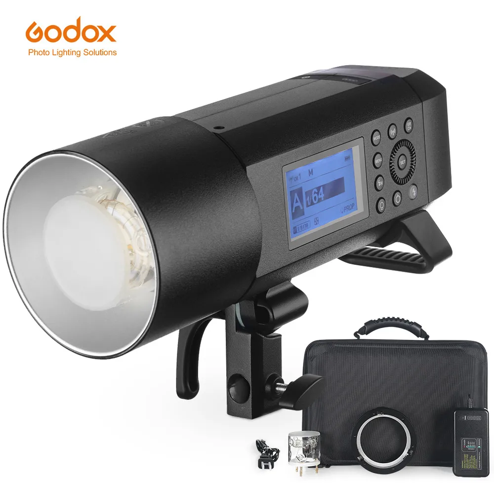 Godox AD400 Pro WITSTRO All-in-One Outdoor Flash AD400Pro Li-on Battery TTL HSS with Built-in 2.4G Wireless X System